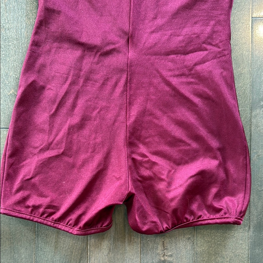 Set of 2 Dance Costumes- Burgundy Sequin Bodysuits - Picture 10 of 10